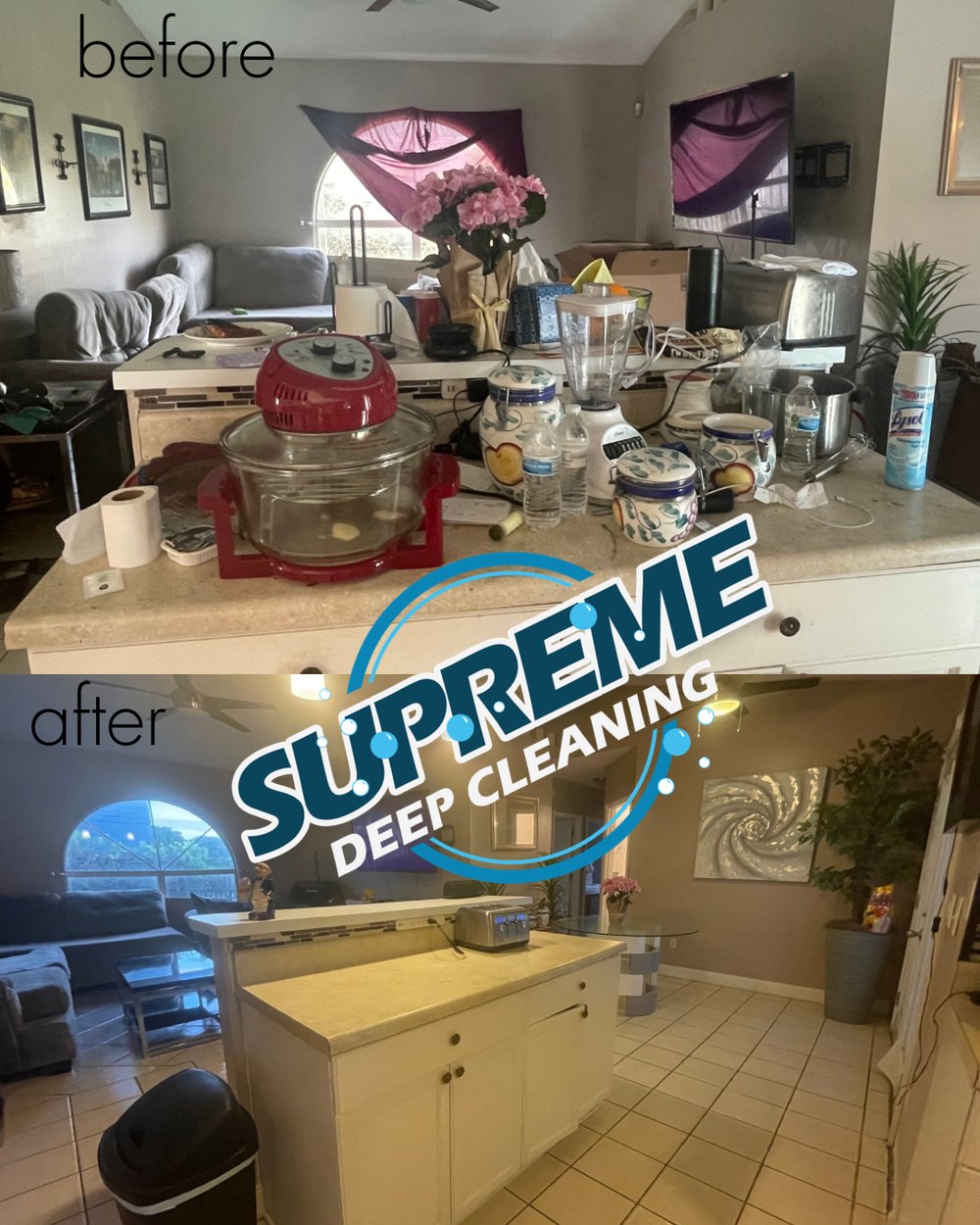 Great room and kitchen reset